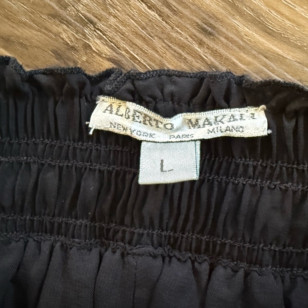 Alberto Makali Black Tiered Maxi Skirt - Picture 2 of 4